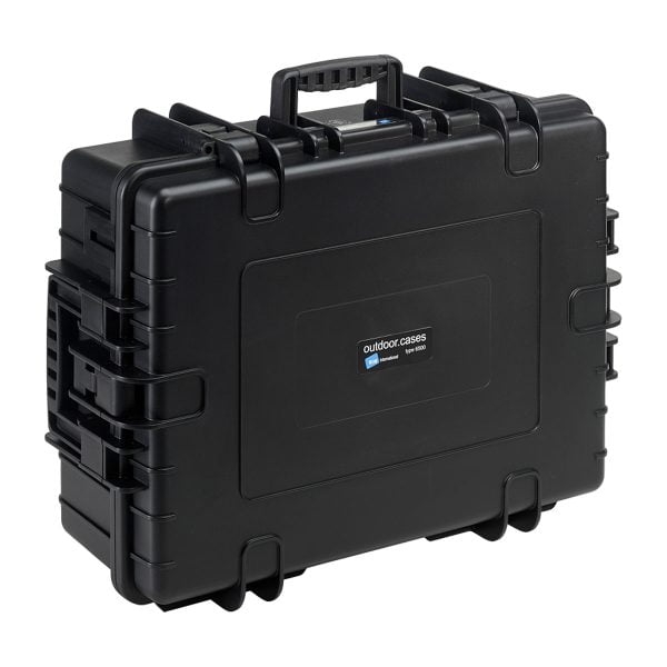 B&W Outdoor Cases Type 6500 Musta (Tilanjakajajärjestelmällä) Hard Case -kameralaukut 3