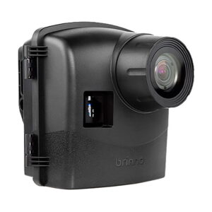 Brinno_BCC_2000_Bundle_Pack_002 The Brinno BCC2000 Bundle Pack, a black time-lapse camera with a large lens, side hinge and visible USB port, is featured on a white background.