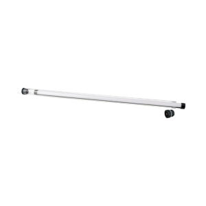 NANLITE_Waterproof_Tube_for_PavoTube_II_30X_001 NANLITE Waterproof Tube for PavoTube II 30X -putkessa on mustat päätykorkit valkoista taustaa vasten.