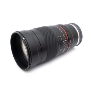 samyang_135-2 Samyang 135mm f/2 ED UMC Sony FE (sis.ALV24%, Kunto K4.5) - Käytetty