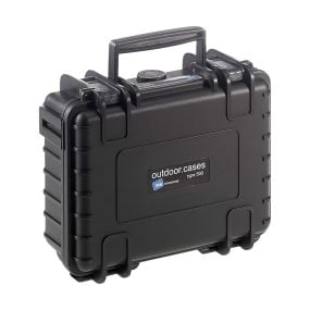 B&W Outdoor Cases Type 500 Musta (Esileikattu vaahtomuovi) Hard Case -kameralaukut