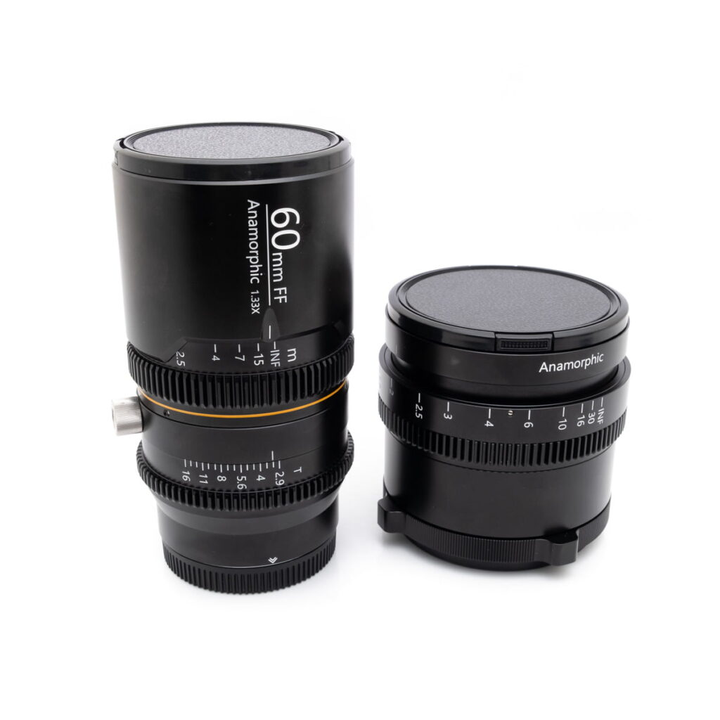 anamorphic_60 Great Joy 60mm T2.9 1.33x + Anamorphic 1.35x Adapter - Käytetty