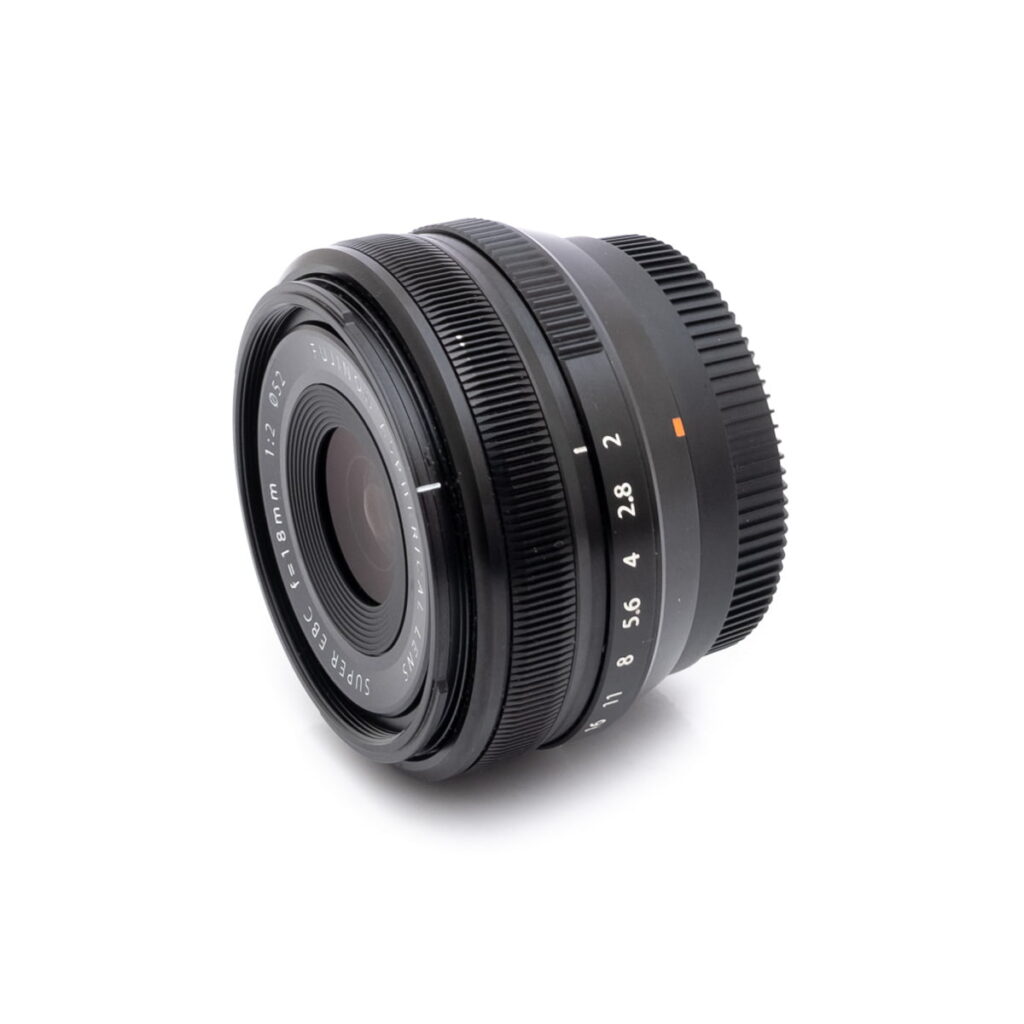fuji_18-2 Fujifilm Fujinon XF 18mm f/2 R (sis.ALV24%) - Käytetty