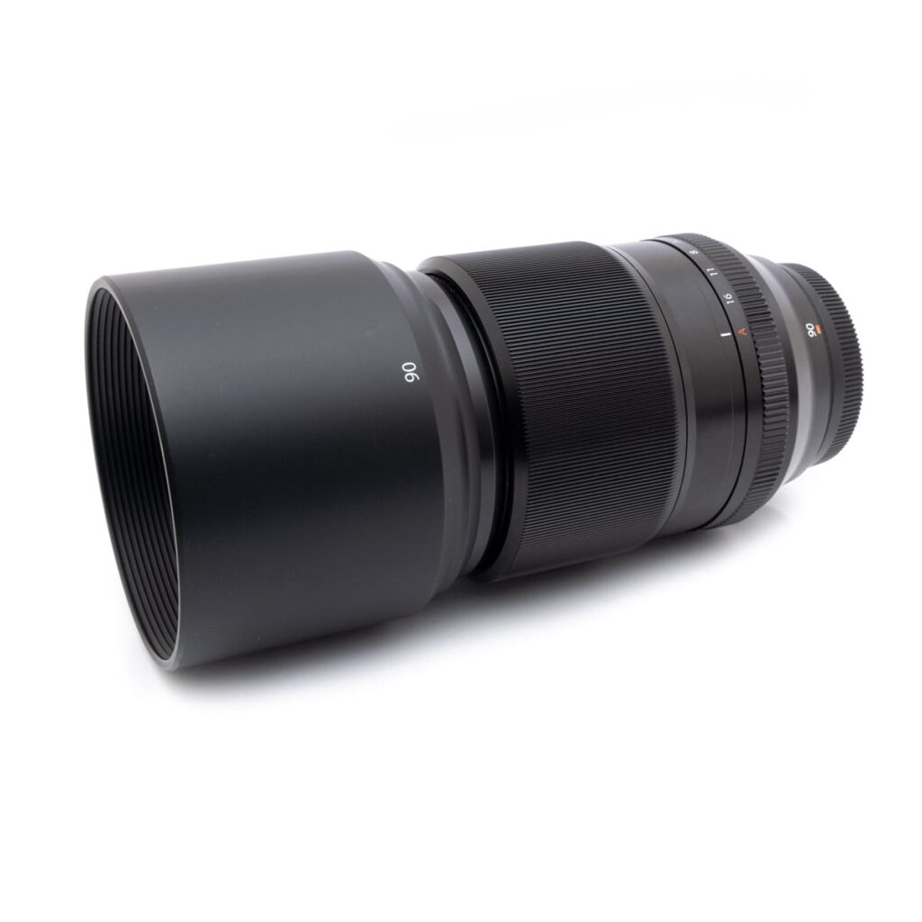 fuji_90 Fujifilm Fujinon XF 90mm f/2 R LM WR (Kunto K5) - Käytetty
