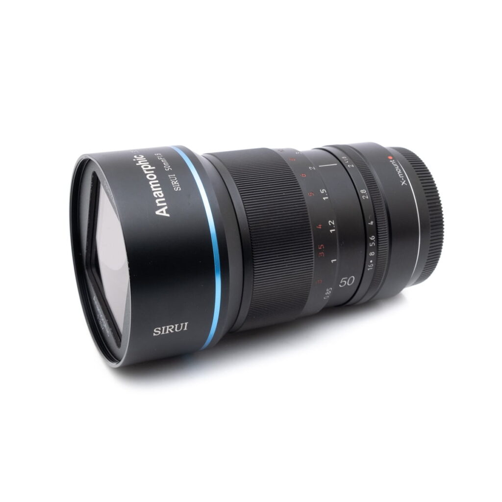 sirui_anamorphic_50 Sirui Anamorphic Lens 1,33x 50mm f/1.8 X-mount - Käytetty