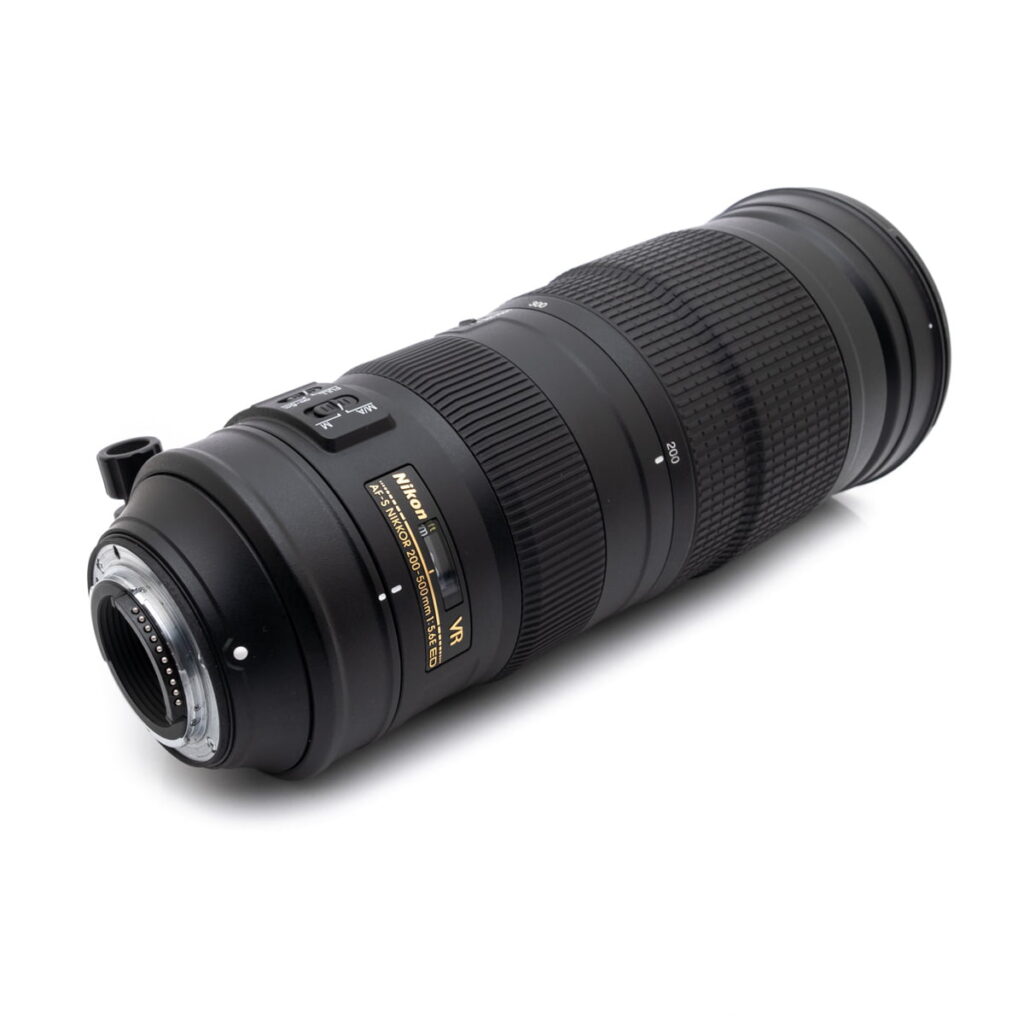 Nikon AF-S Nikkor 200-500mm f/5.6E ED VR (Kunto K4.5, takuu 6kk) - Käytetty