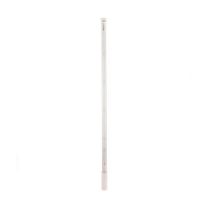NANLITE_PavoTube_T8-7X_1_kit_002 The NANLITE PavoTube T8-7X 1 package is a long, thin, white LED tube with a textured handle on the bottom and a label near the top, displayed vertically against a white background.