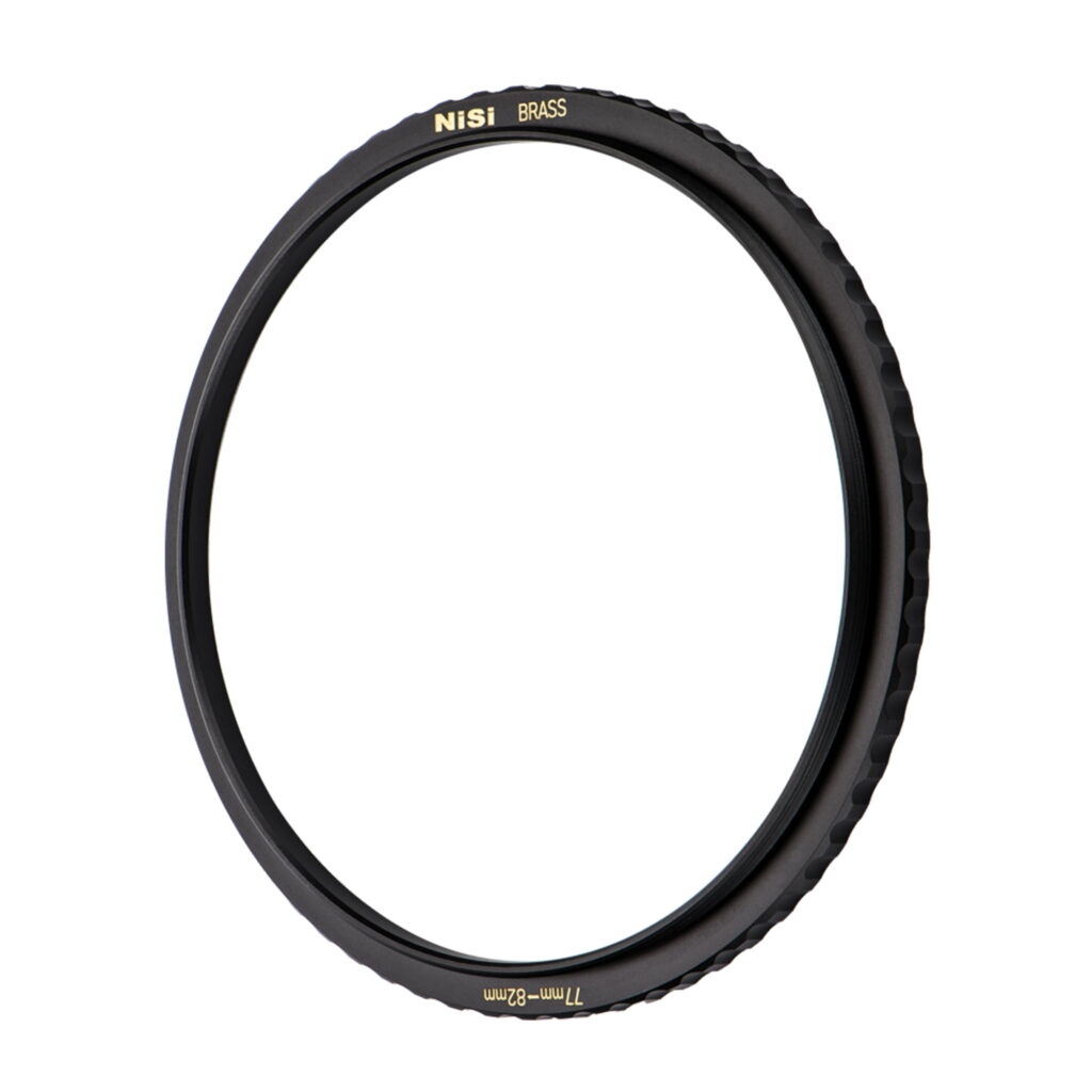 NiSi_Brass_Step_Up NiSi step-up ring Brass 67-82mm -soviterengas