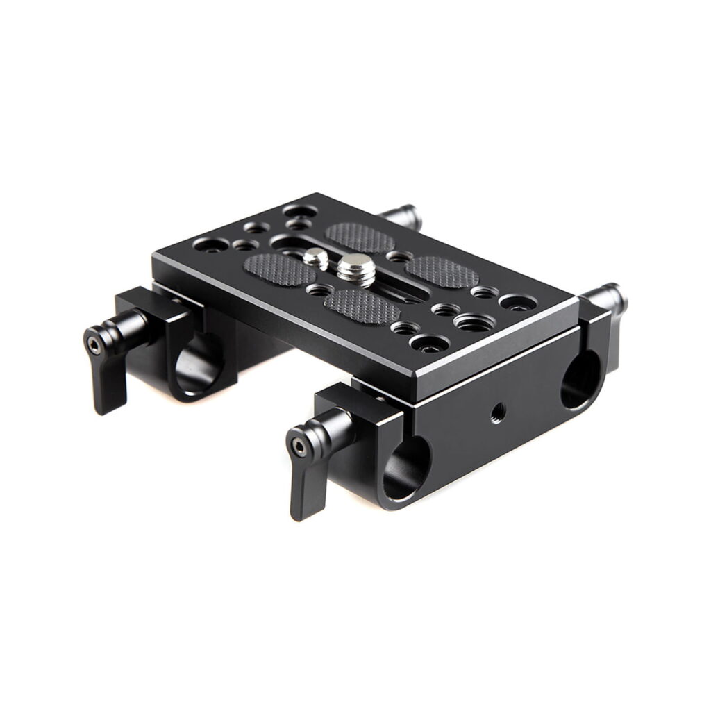 smallrig_1775_1 SmallRig 1775 Mounting Plate w/ 15mm Rod Clamps