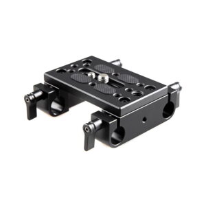 smallrig_1775_1 SmallRig 1775 Mounting Plate w/ 15mm Rod Clamps