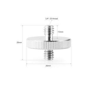 smallrig_859_2 SmallRig 859 Big Double Head Stud w/ 1/4"