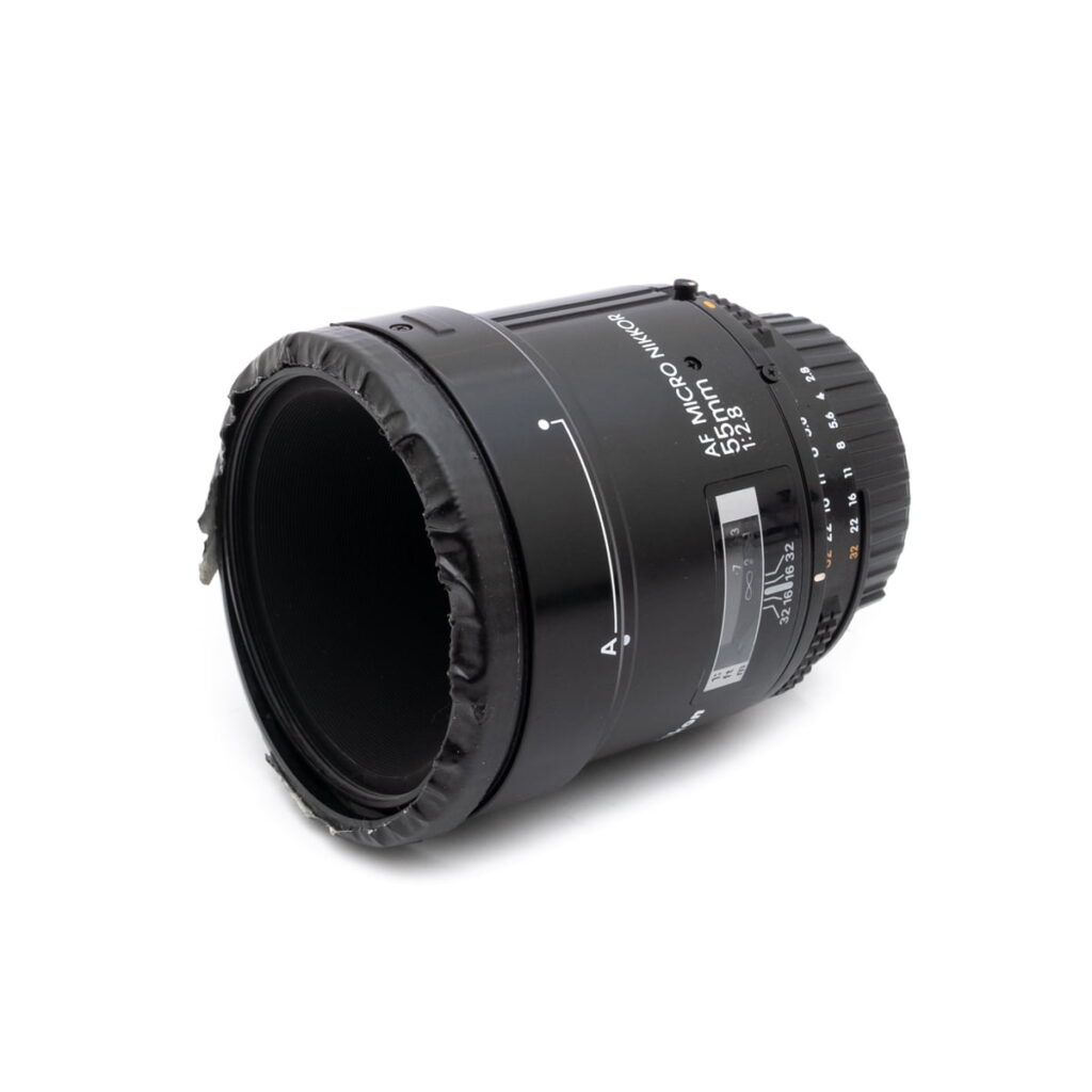 nikon_55 Nikon AF Micro Nikkor 55mm f/2.8 (sis.ALV24%) - Käytetty