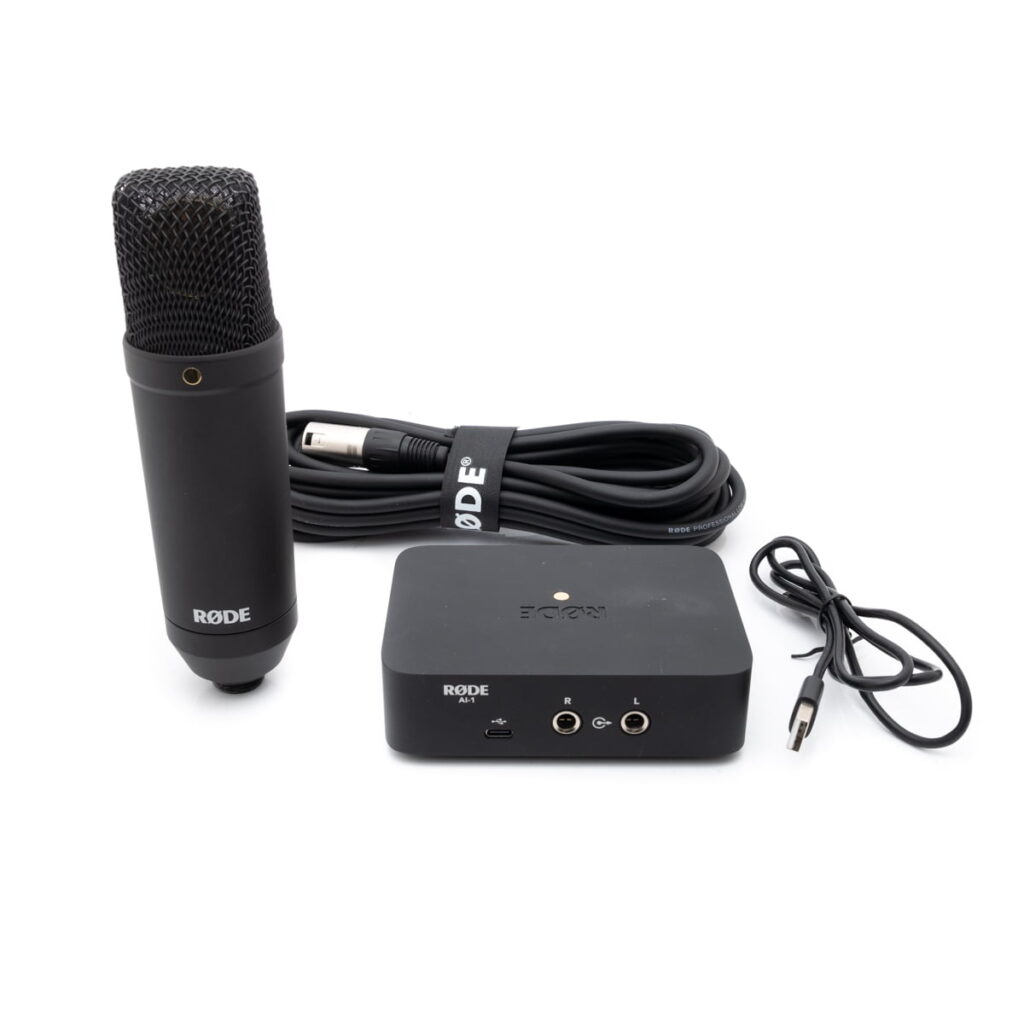 rode_nt1ai1 Rode AI-1 + NT1 Complete Studio Kit – Käytetty
