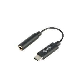 Boya BY-K4 3.5mm TRS naaras – USB-C uros Adapteri Kaapelit