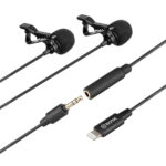 Boya BY-M2D Dual Lavalier Lightning mikrofoni