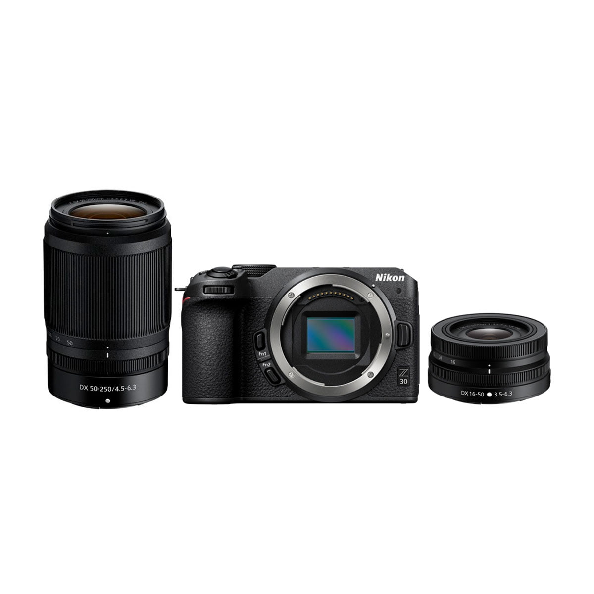 Nikon Z30 + Nikkor Z DX 16-50mm f/3.5-6.3 VR + Nikkor Z DX 50-250mm f/4.5–6.3 VR