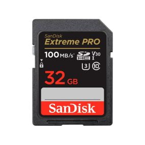 Sandisk SDXC 32GB Extreme Pro 100MB/s Kameratarvikkeet