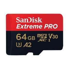 Sandisk MicroSDXC 64GB Extreme Pro 200MB/s Kameratarvikkeet