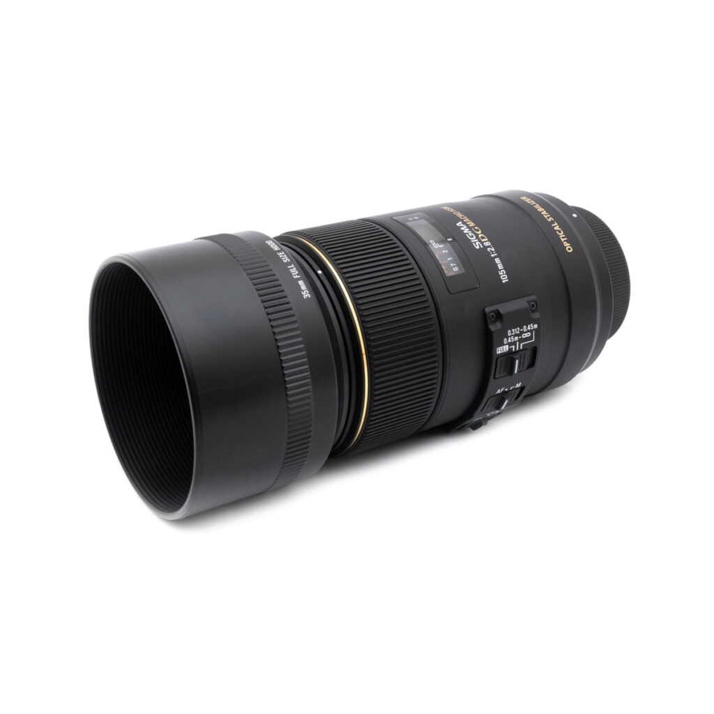 sigma_105 Sigma 105mm f/2.8 DG Macro HSM OS Nikon F - Käytetty
