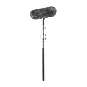 Boya-BY-WS1000-2 Boya BY-WS1000 Professional tuulensuoja on sumea tuulisuoja puomimikrofoneille, joka on suunniteltu käytettäväksi pitkissä, ulosvedettävissä pylväissä korkealaatuisen ammattimaisen äänentoiston mahdollistamiseksi.