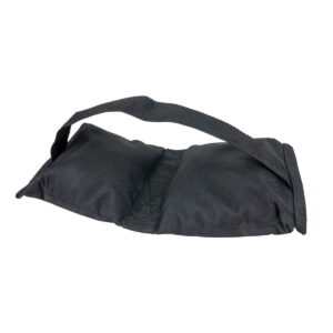 Kupo-KSF-15-4 The Kupo KSF-15 Shot Bag (6.9 kg) is a black sandbag weight with two compartments and a handle, ideal for stabilising photographic equipment or for fitness training.