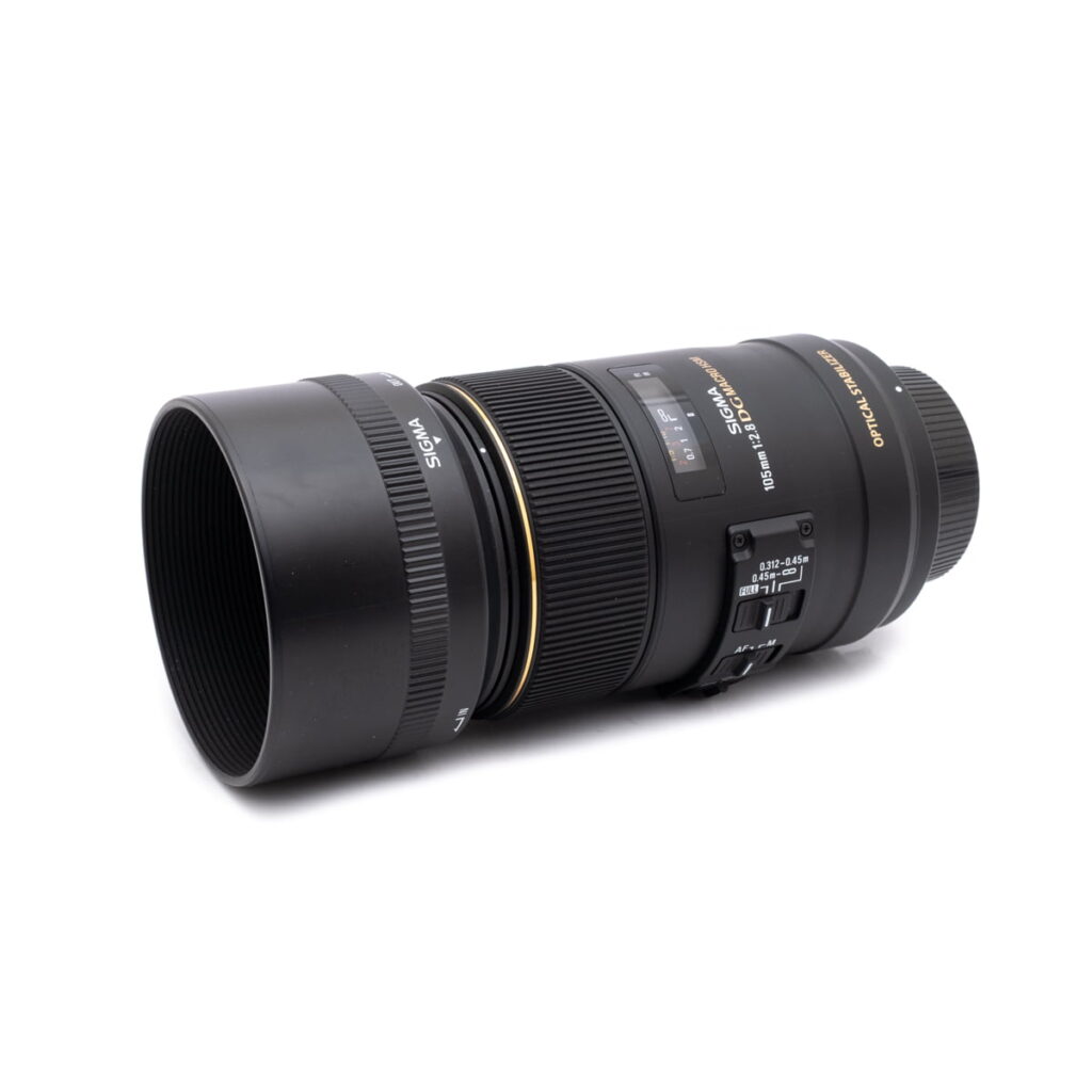 sigma_105-1 Sigma 105mm f/2.8 DG Macro HSM OS Nikon F - Käytetty