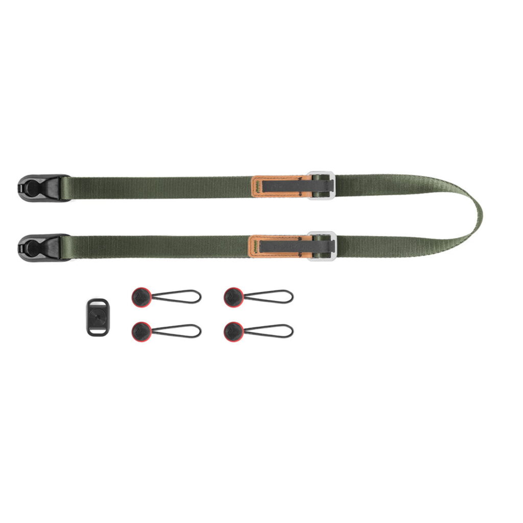 Peak_Leash_Green_1 Peak Design Leash Sage -kamerahihna