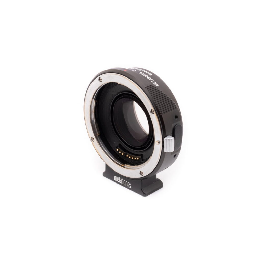 metabones_ef-e-2 Metabones EF to E Speed Booster (sis. ALV24%) - Käytetty