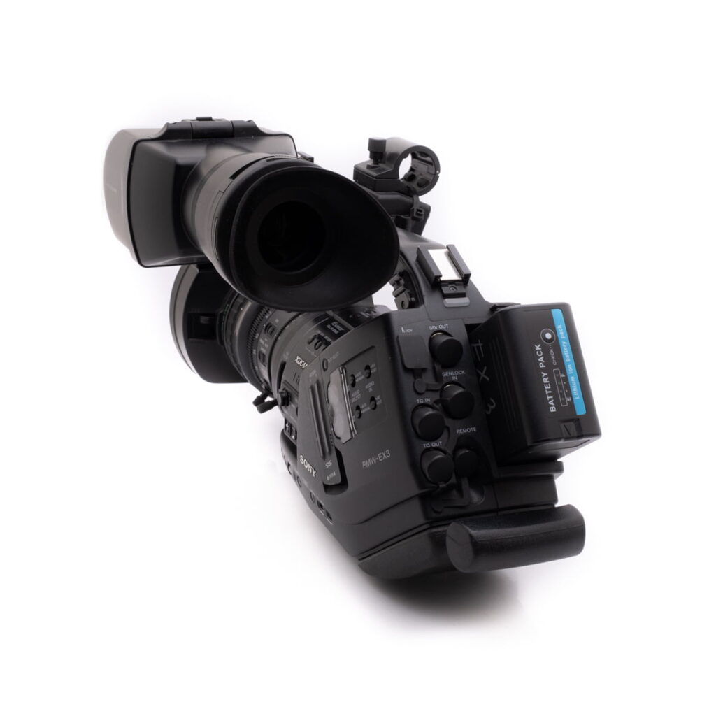 sony_videokamera-3 Sony PMW-EX3 videokamera (sis.ALV24%) - Käytetty