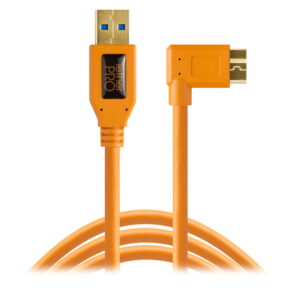 Tether Tools TetherPro USB 3.0 Type-A - USB 3.0 Micro-B Kulmaliitin kaapeli 4.6 metriä