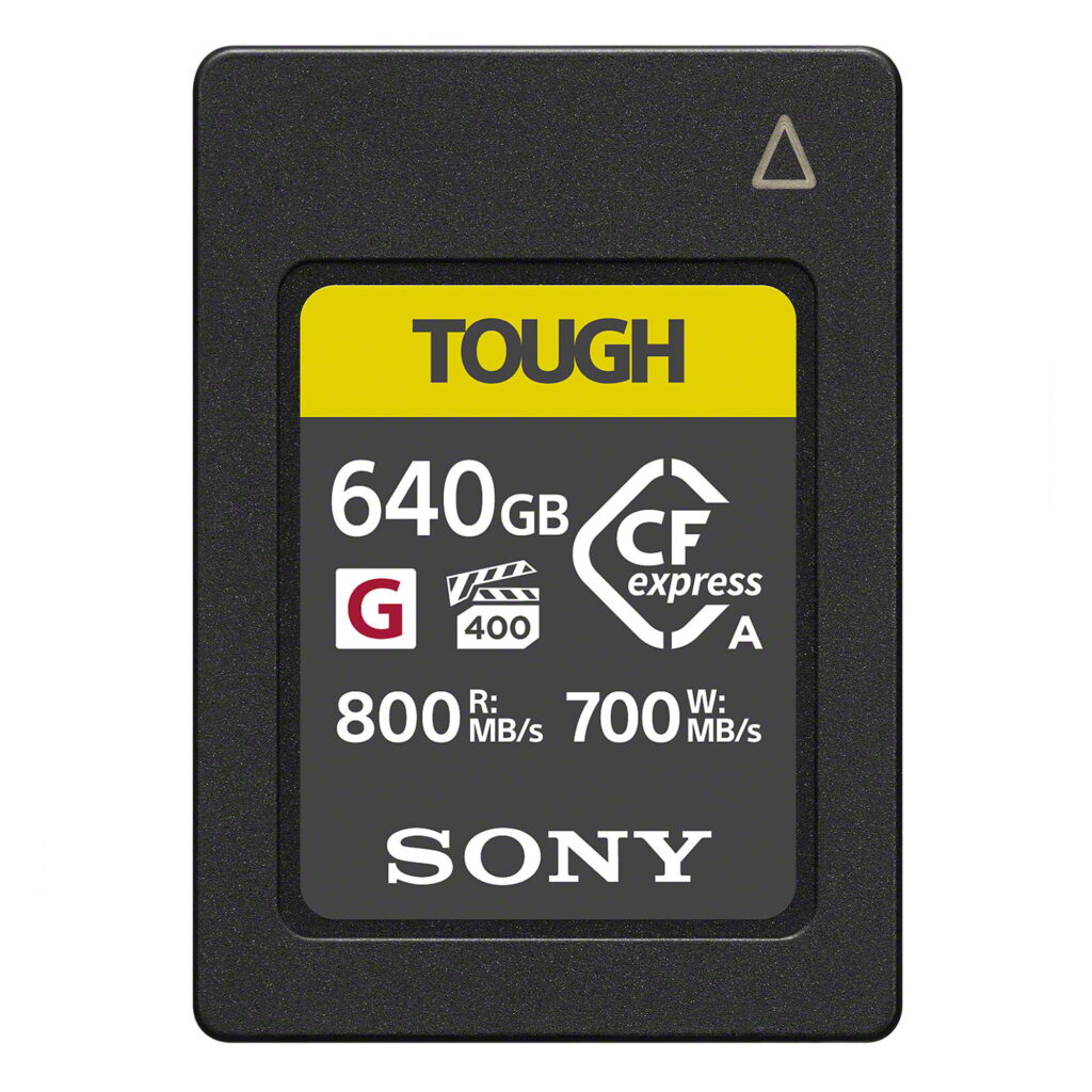 sony_640gb Sony 640GB CFExpress Type A Tough