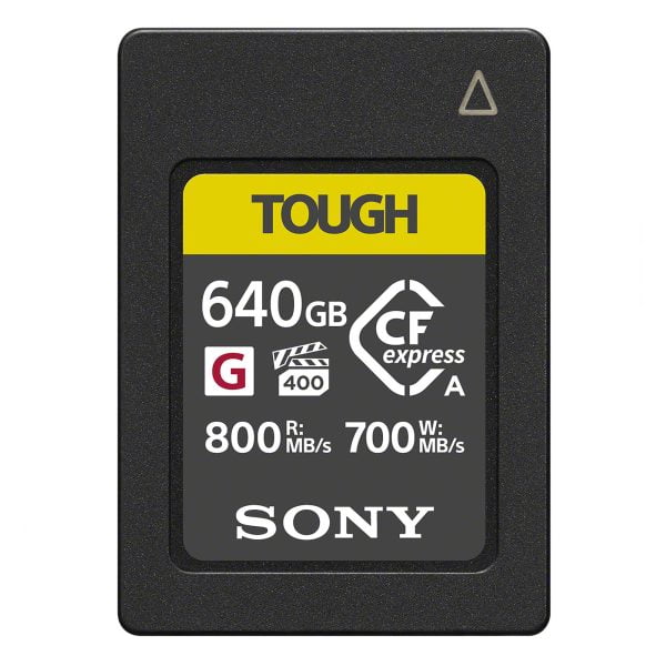 Sony 640GB CFExpress Type A Tough CFExpress muistikortit 3