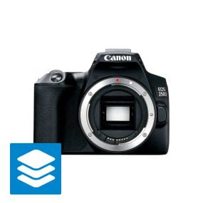 Canon EOS 250D tuotepaketti Canon järjestelmäkamerat