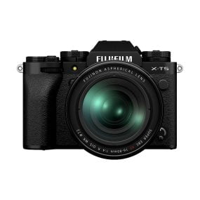 Fujifilm X-T5 +  XF 16-80mm f/4 R OIS WR – Musta Fujifilm järjestelmäkamerat