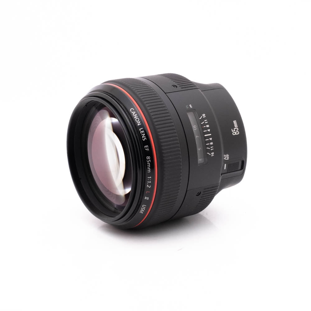 Canon EF 85mm f12 L II USM-1 Canon EF 85mm f/1.2 L II USM - Käytetty