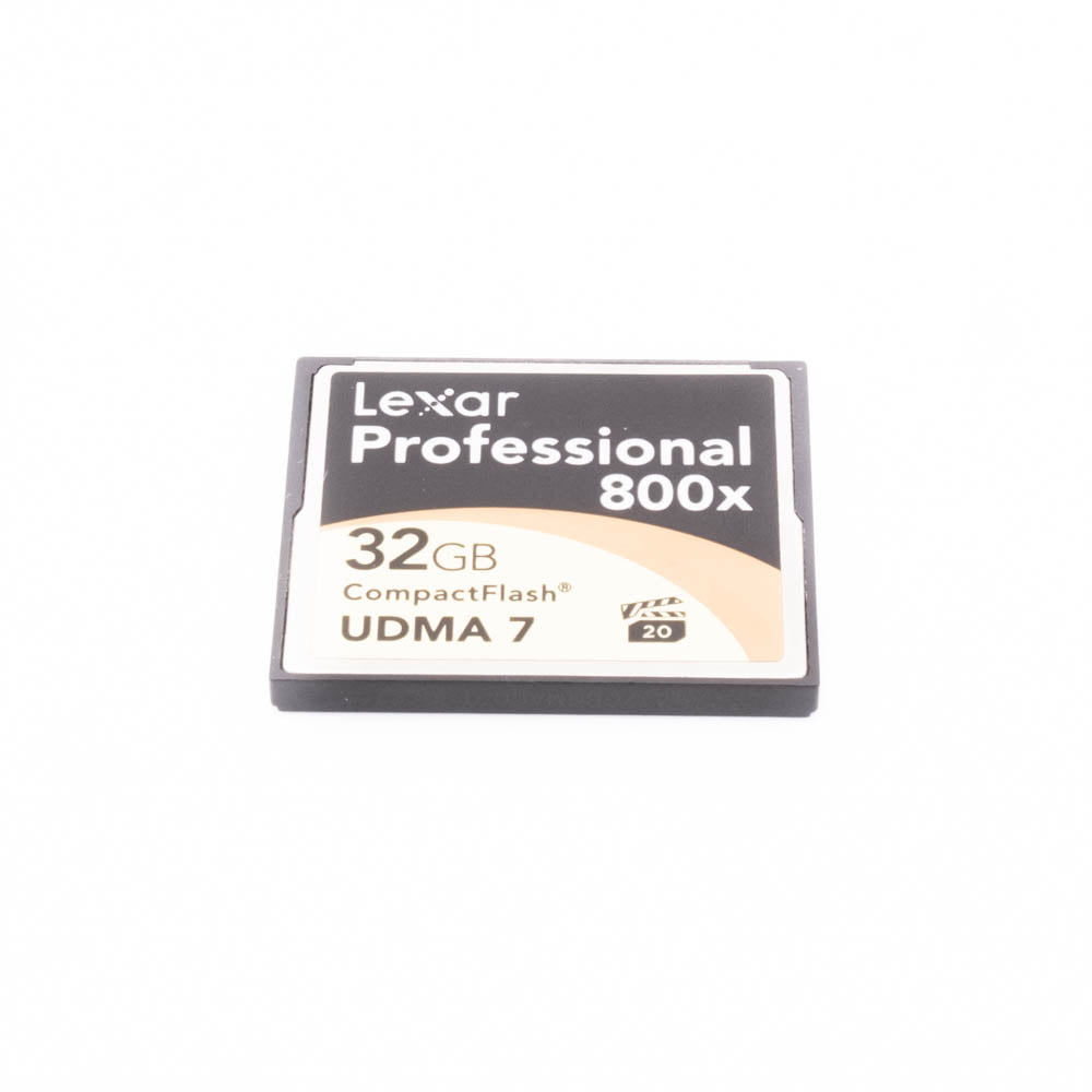 Lexar 32GB Professional 800x CF UDMA 7-1 Lexar Professional 800x CF 32GB UDMA 7 - Käytetty