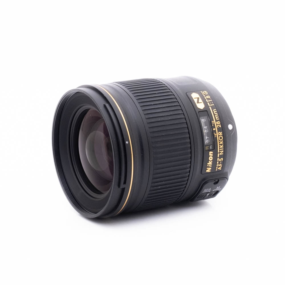 Nikkor 28mm f18 G-2 Nikon AF-S Nikkor 28mm f/1.8 G - Käytetty