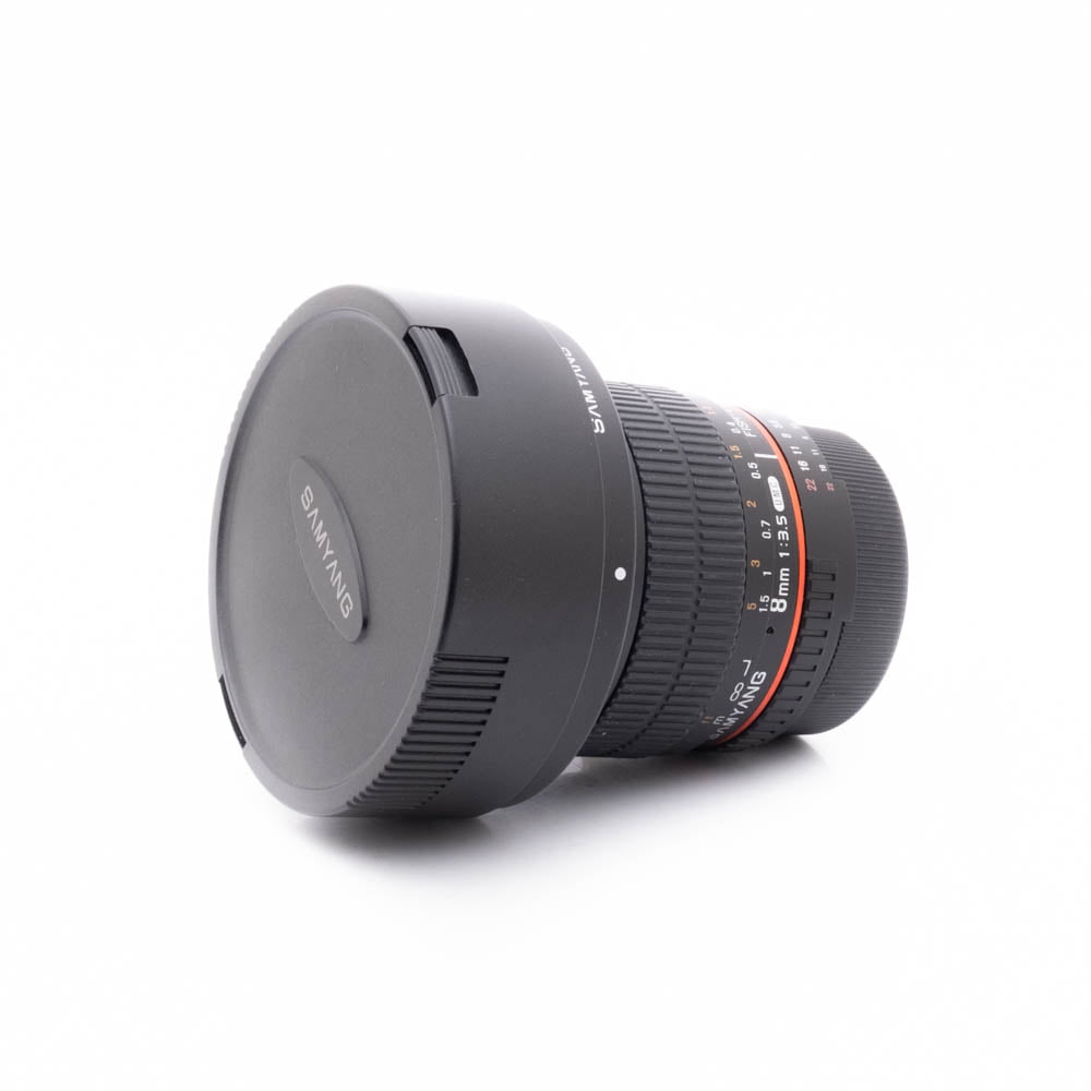Samyang 8mm f35 UMC Nikon-1 Samyang 8mm f/3.5 Fisheye CS II Nikon F DX - Käytetty