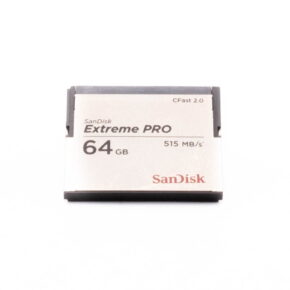 SanDisck Extreme Pro 64gb 515MBs CF2-1 SanDisk Extreme Pro CFast 2.0 64GB - Käytetty