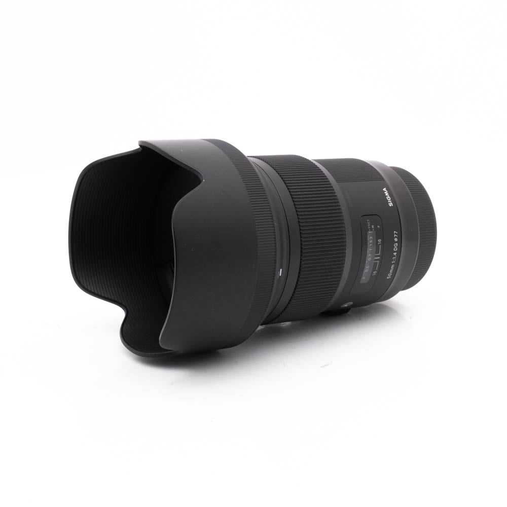 Sigma 50mm f14 DG Canon-1 Sigma Art 50mm f/1.4 DG Canon EF - Käytetty
