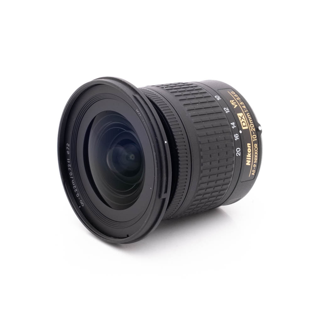 Nikkor 10-20mm f45-56 G DX VR-2 Nikon AF-P DX Nikkor 10-20mm f/4.5 - 5.6G VR - Käytetty
