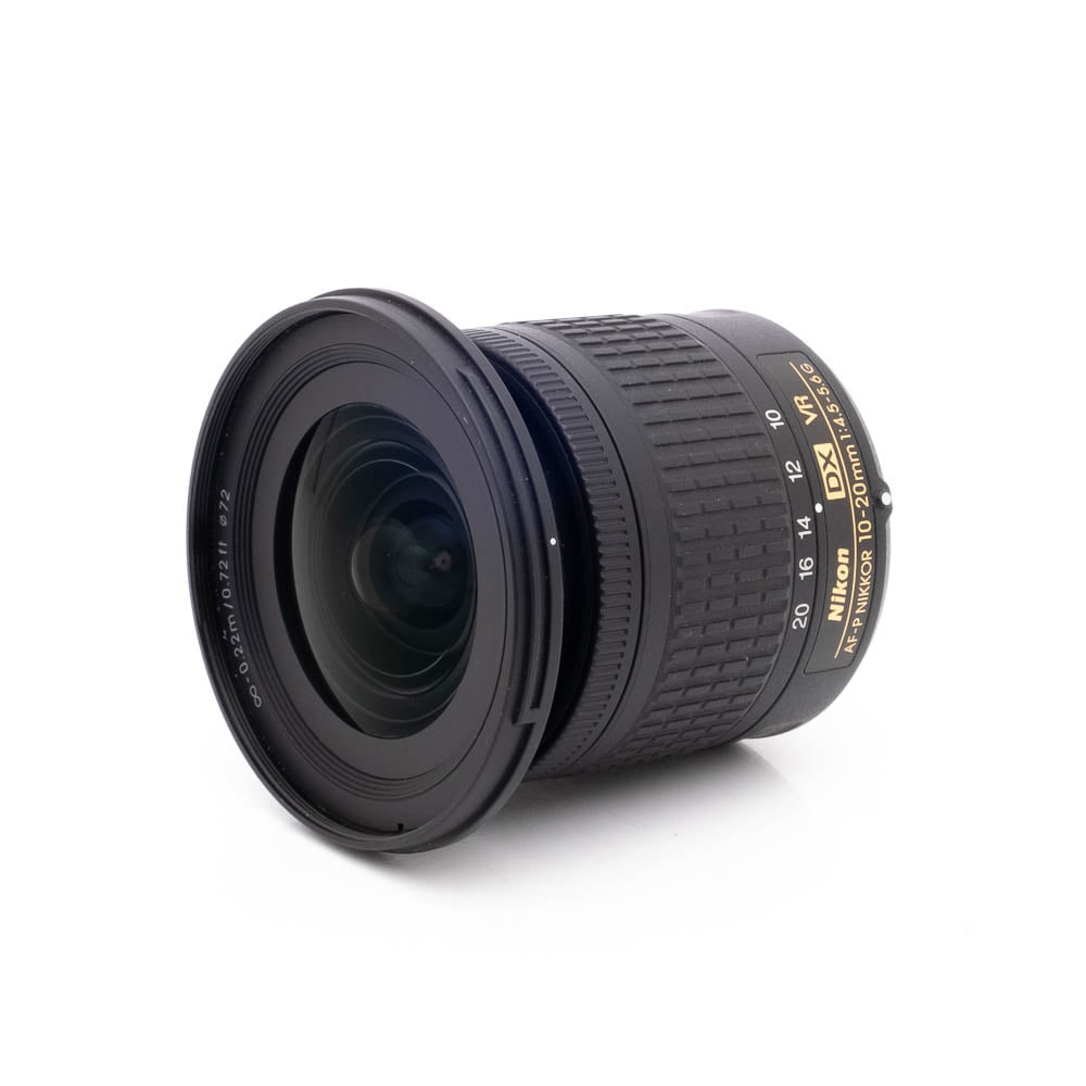 Nikkor AF-P 10-20mm f45-56G VR DX-2 Nikon AF-P DX Nikkor 10-20mm f/4.5 - 5.6G VR - Käytetty