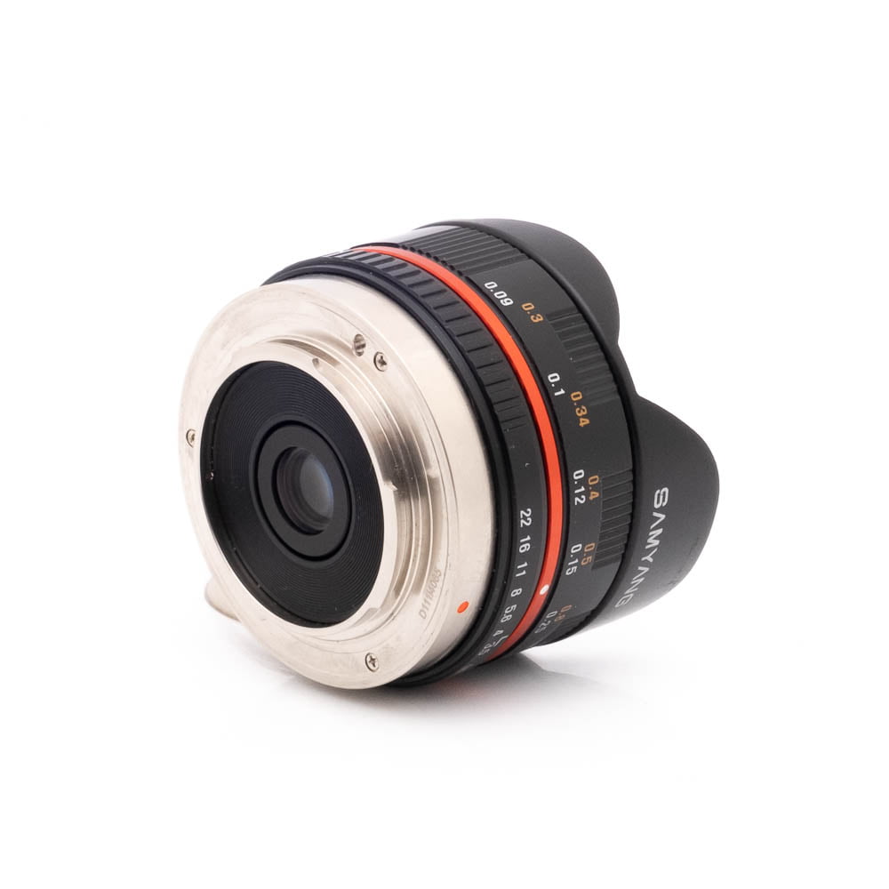 Samyang 75mm f35 UMC Fish-Eye MFT-1 Samyang 7.5mm f/3.5 Fisheye MFT - Käytetty