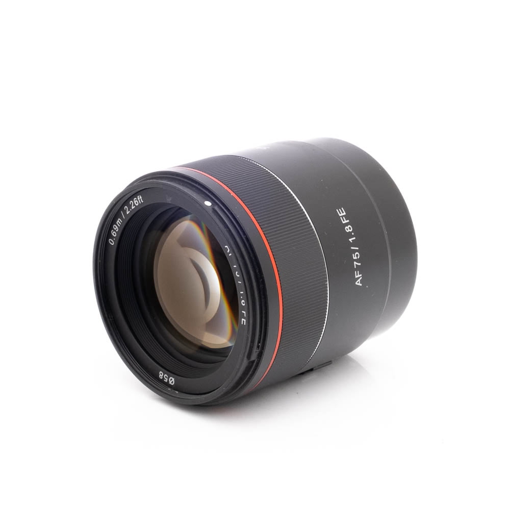 Samyang AF 75mm f/1.8 Sony E - Käytetty
