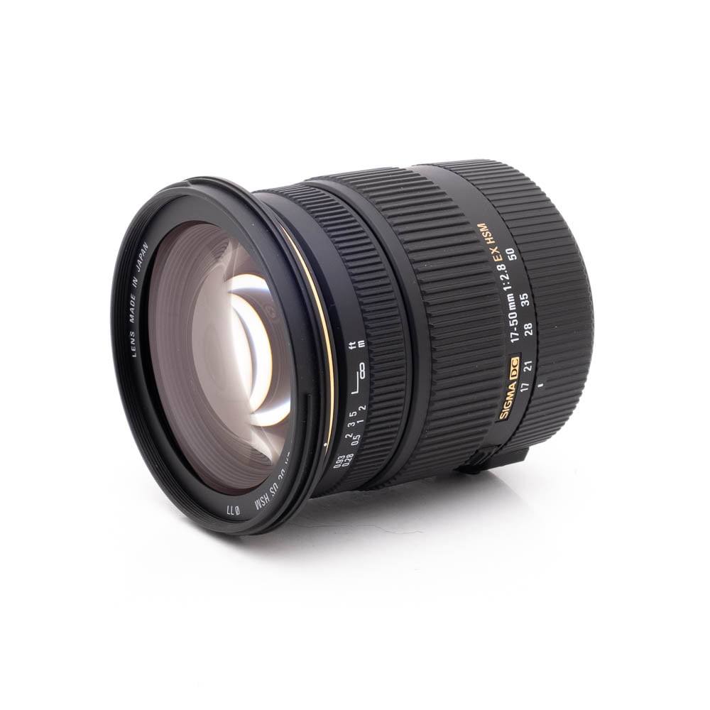 Sigma 17-50mm f28 EX DC OS HSM Canon-2 Sigma DC 17-50mm f/2.8 EX HSM OS Canon EF-S - Käytetty
