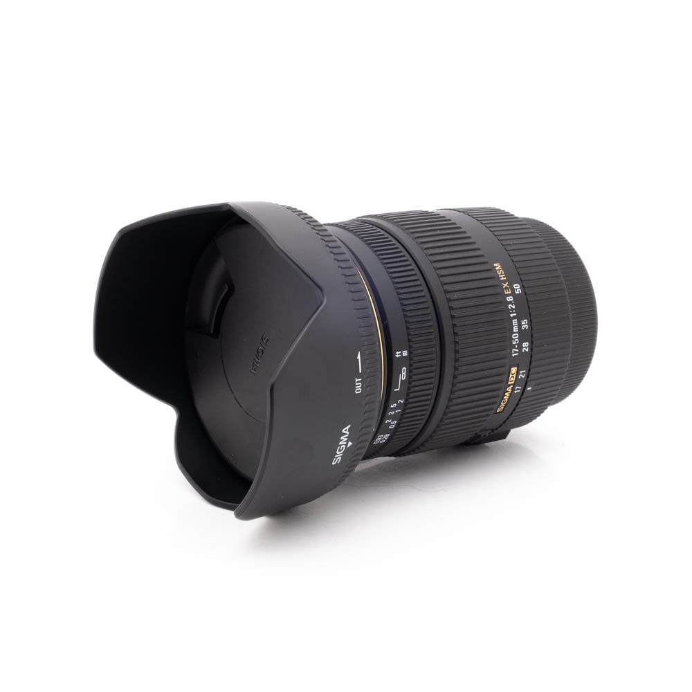 Sigma 17-50mm f28 EX DC OS HSM Canon-3 Sigma DC 17-50mm f/2.8 EX HSM OS Canon EF-S - Käytetty