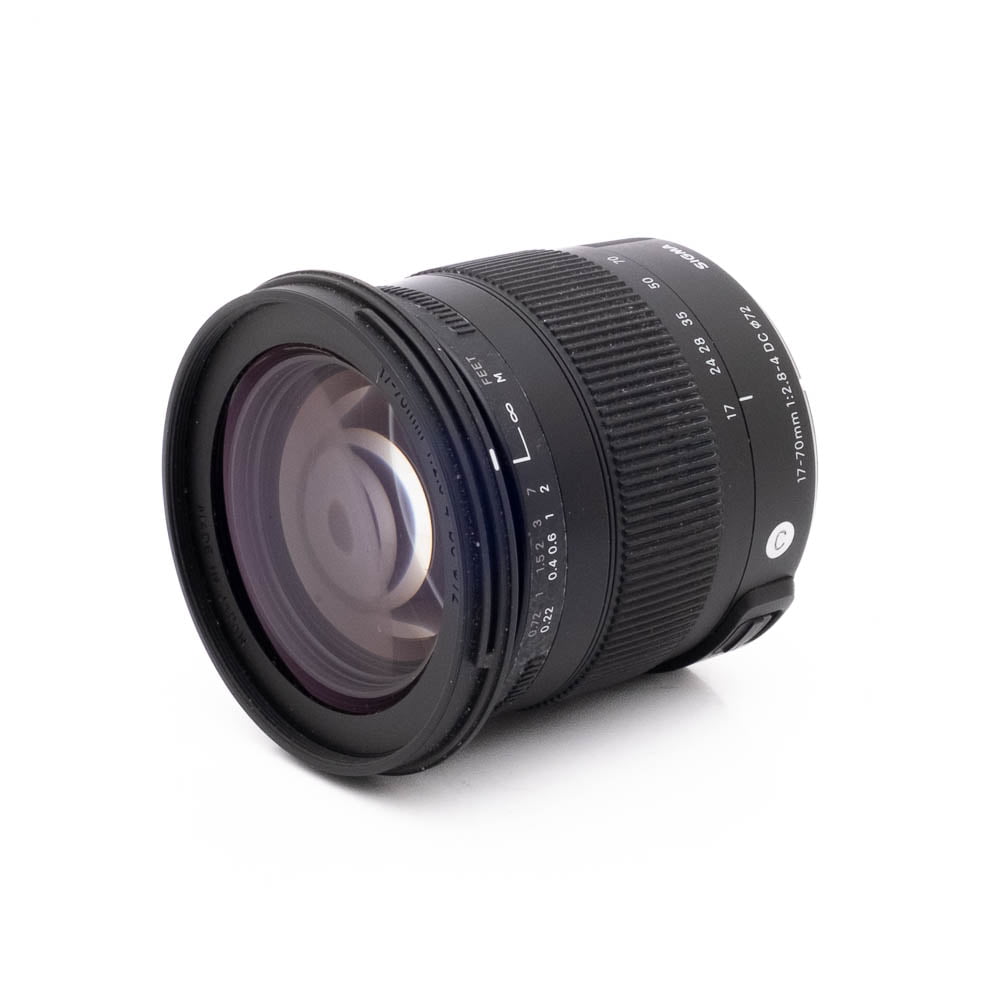 Sigma 17-70mm f28-4 DC OS C Nikon-2 Sigma C 17-70mm f/2.8-4 OS DC Nikon F DX - Käytetty