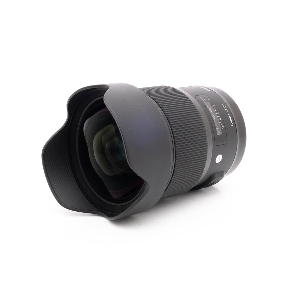 Sigma 20mm f14 DG Canon-2 Sigma Art 20mm f/1.4 DG Canon EF (sis.ALV24%) - Käytetty