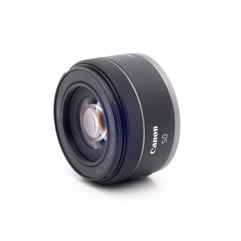 Cano RF 50mm f18 STM-2 Canon RF 50mm f/1.8 STM (sis.ALV24%) - Käytetty