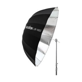 Godox UB-165S 165cm Hopeinen heijastinvarjo Salamat, Studio Ja LED-Valot 2